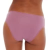 Cotton bikini briefs from Tiara Galiano with a smooth front and decorative sheer lace at the back.