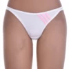 Cotton bikini briefs by Tiara Galiano with a high leg and low rise in a soft, breathable blend.