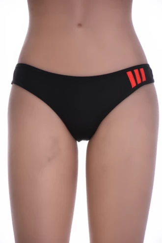 Cotton bikini briefs by Tiara Galiano in a soft blend with a high leg and low rise.