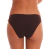 Cotton-blend bikini briefs with a floral lace triangle inset, a high leg and slim flat waistband.