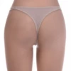Breathable cotton-blend thong that sits low on the hip with a slim back and no lace detailing.