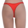 Cotton-blend thong with minimal coverage and a clean line, a simple breathable basic for daily wear.