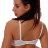 Breathable cotton-blend bra with a wide underband that sits steady and soft molded cups for all-day comfort.