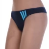 Soft cotton-blend Brazilian briefs with a clean solid finish and moderate back coverage for daily wear.
