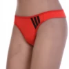 Soft cotton-blend Brazilian briefs with a clean solid face and moderate back coverage, breathable daily wear.