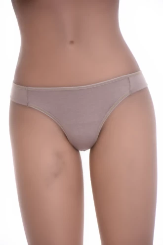 Smooth cotton Brazilian panties with open sides and a clean face, a comfortable everyday staple.