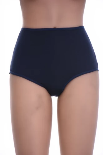 Cotton Brazilian panties with a high rise and light mesh back, soft and breathable as a daily staple.