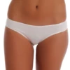 Cotton Brazilian panties from Tiara Galiano with lace texture at the front and bows at the hips.