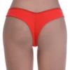 Smooth cotton Brazilian panties low on the hip with open sides and no trim, a comfortable everyday staple.