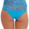 Cotton Brazilian panties by Tiara Galiano with a raised waist that sits smooth under fitted clothing.
