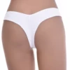 Soft cotton Brazilian panties with a smooth solid face and open sides, a breathable everyday staple.