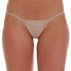 Breathable cotton G-string with a smooth solid finish and slim back, a simple daily underwear basic.