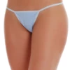 Soft cotton G-string with a smooth solid finish and slim string back, breathable for everyday wear.