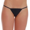 Soft cotton G-string with a smooth solid finish and slim string back, breathable for everyday wear.