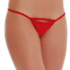 Soft cotton G-string with a smooth solid finish and slim string back, breathable for everyday wear.