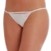Soft cotton G-string with a slim string back and smooth solid finish, a breathable everyday basic.
