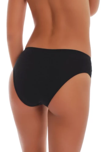 Cotton-and-lace bikini briefs from Tiara Galiano with a smooth body and a slim waistband.