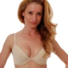 Supportive cotton-blend bra with molded cups for a rounded shape and a wide band that holds steady all day.