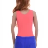 Cotton-blend tank bodysuit with brazilian coverage, breathable and close for a smooth line under clothing.