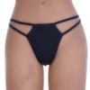Low-rise cotton thong with a clean face and minimal thong back, breathable for comfortable daily wear.
