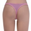 Low-rise cotton thong with a trim-free front and slim back, a soft breathable everyday basic.