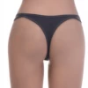 Cotton-blend thong sitting low on the hip, breathable and smooth with minimal coverage for daily wear.