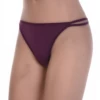 Low-rise cotton thong in a soft solid knit with a clean simple line for all-day comfort.