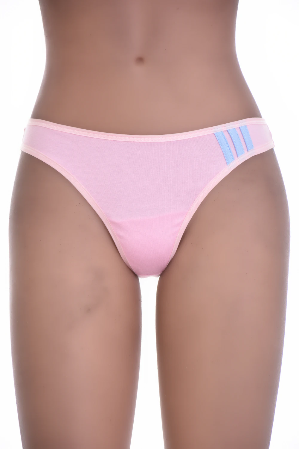 Low-rise cotton thong with a thong back and clean solid finish, an easy quiet everyday staple.