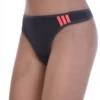 Smooth cotton thong low on the hip with a thong back and no trim, an easy breathable everyday staple.