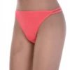 Minimal-coverage cotton thong with a clean simple cut, a breathable no-frills everyday basic.