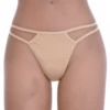 Breathable cotton thong with a slim back and clean line, a simple comfortable everyday staple.