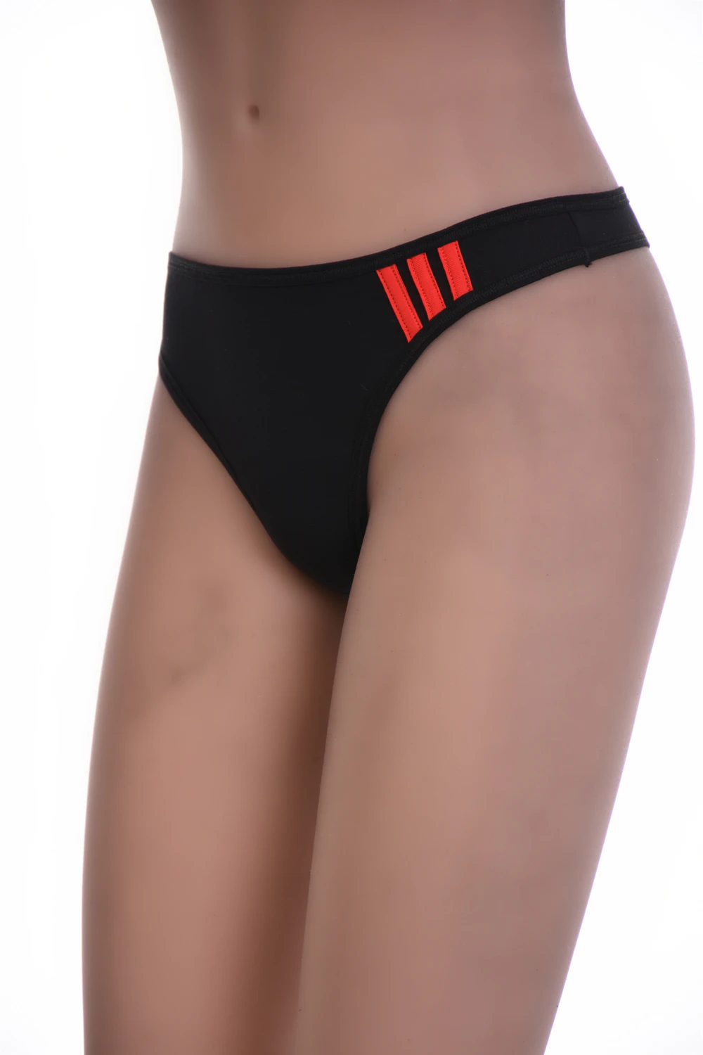 Breathable cotton thong with a slim back and clean line, a simple comfortable everyday staple.