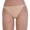 Slim cotton thong with a minimal back and trim-free front, an easy everyday underwear basic.