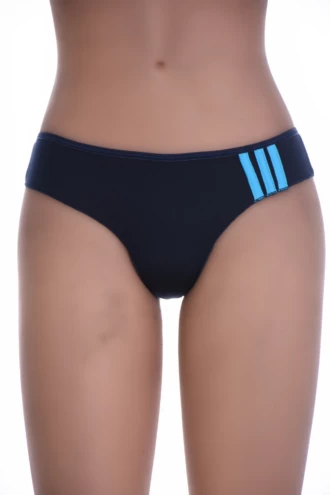 Smooth cotton thong in a soft solid knit with a slim back, an easy quiet everyday underwear basic.