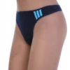 Smooth cotton thong in a soft solid knit with a slim back, an easy quiet everyday underwear basic.