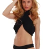 Smooth cotton thong in a soft solid knit with a slim back, an easy quiet everyday underwear basic.