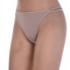 Low-rise cotton thong in a soft breathable knit, a simple no-frills basic for daily comfort.