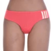 Smooth cotton thong in a soft breathable knit with no trim, a comfortable everyday underwear basic.