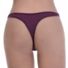 Smooth cotton thong in a soft solid knit with no trim, a quiet everyday underwear staple.