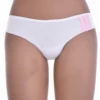 Smooth cotton thong in a soft solid knit with a slim back, an easy quiet everyday underwear staple.