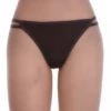 Soft cotton thong with a clean trim-free front and slim back, an easy everyday underwear basic.