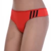 Soft cotton thong with a clean solid face and minimal back, a breathable everyday low-rise staple.