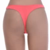 Soft cotton thong with a slim thong back and smooth solid face, breathable for everyday comfort.