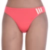 Soft cotton thong with a slim thong back and smooth solid face, breathable for everyday comfort.