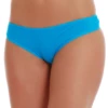 Soft cotton thong with a smooth solid face and slim back, a breathable everyday low-rise pick.