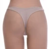 Soft cotton thong with a thong back and clean solid finish, a breathable everyday low-rise staple.