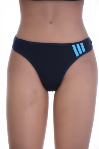 Soft cotton thong with a slim thong back and clean solid finish, a breathable everyday low-rise basic.