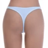 Soft cotton-blend thong with a minimal thong back and a clean trim-free front for easy everyday wear.