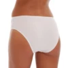 Decorative lace-back cotton bikini briefs from Tiara Galiano with an opaque, breathable front.