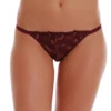 Dressy microfiber bikini briefs from Tiara Galiano with slim sides, a high leg and low rise.
